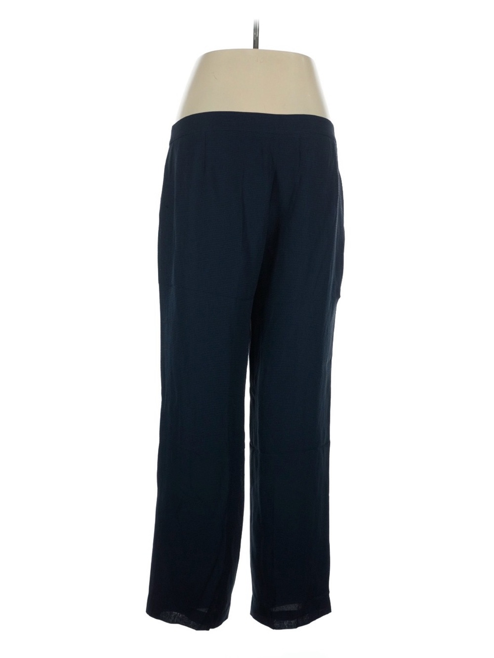 Armani Collezioni Navy Straight Leg Women's Pants
